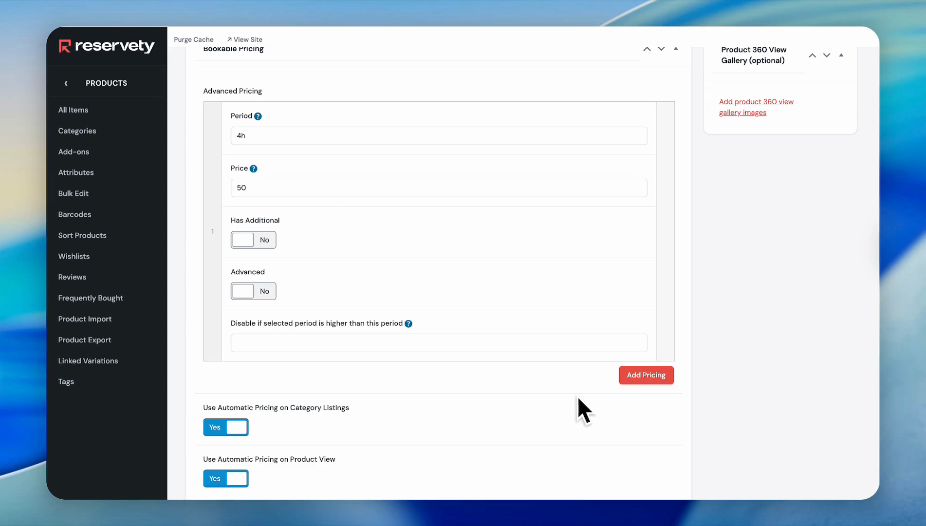 Step 10: Enter pricing details