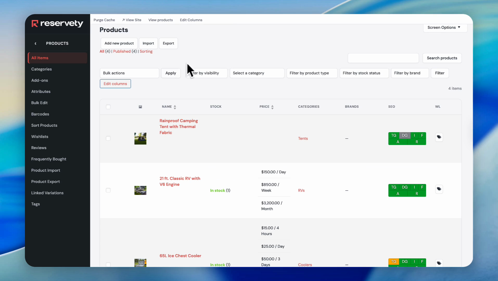 Step 3: Click Add new product