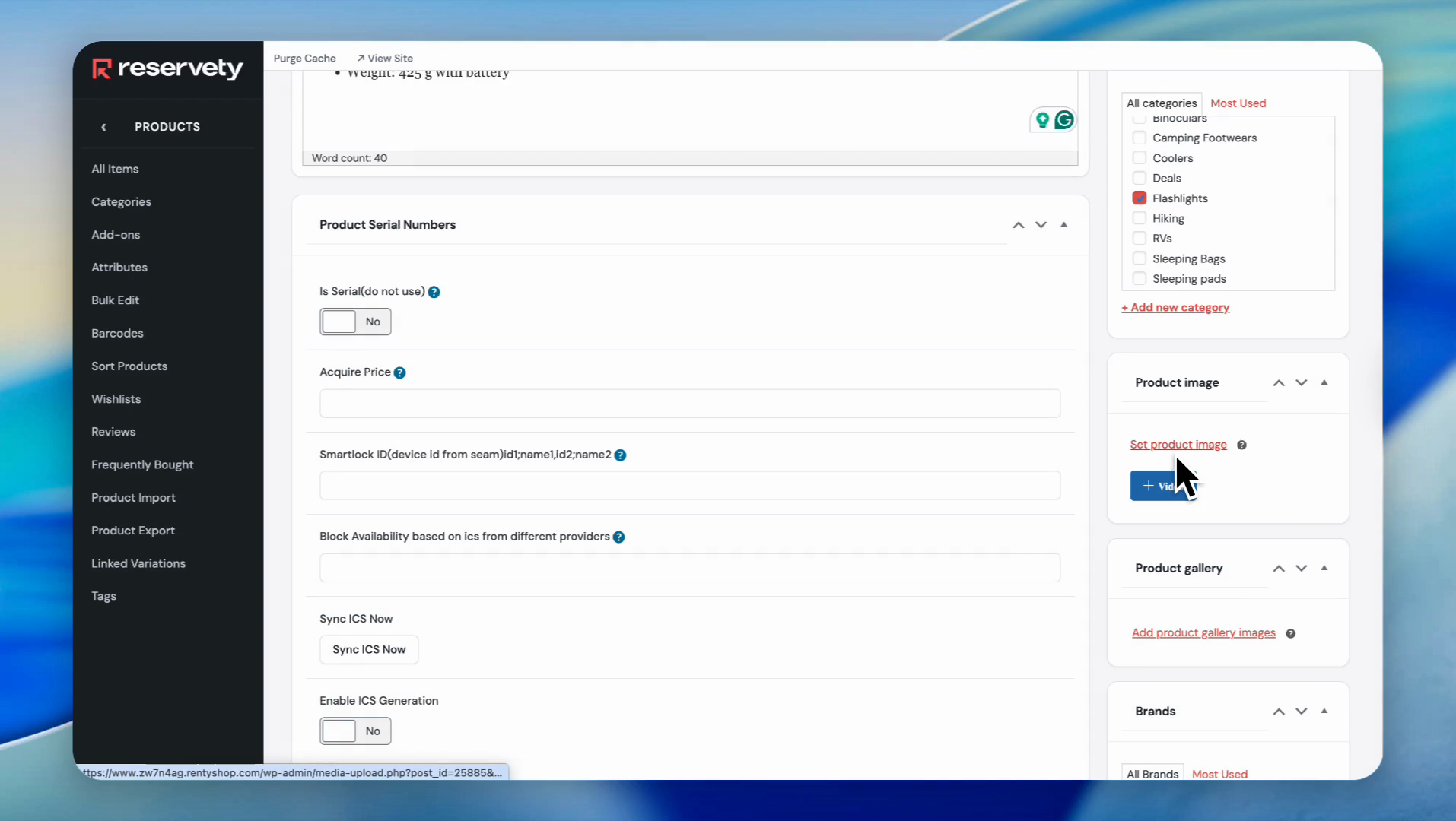 Step 7: Toggle Is Bookable Product to No