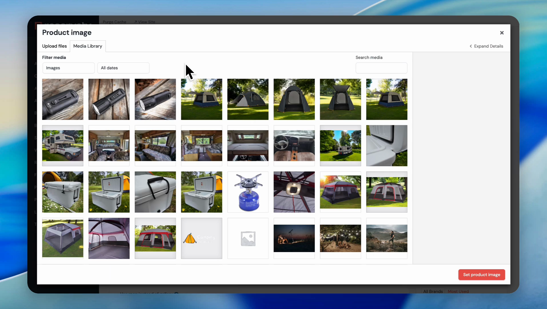Step 8: Select a product category